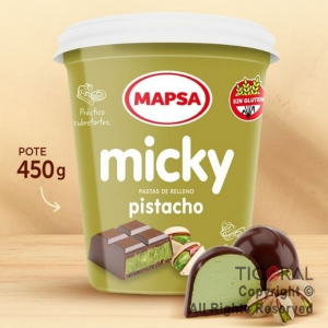 PASTA UNTABLE MICKY PISTACHO X 450 GR MAPSA.